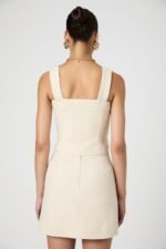 Structured Tweed Button Front Top - Image 6