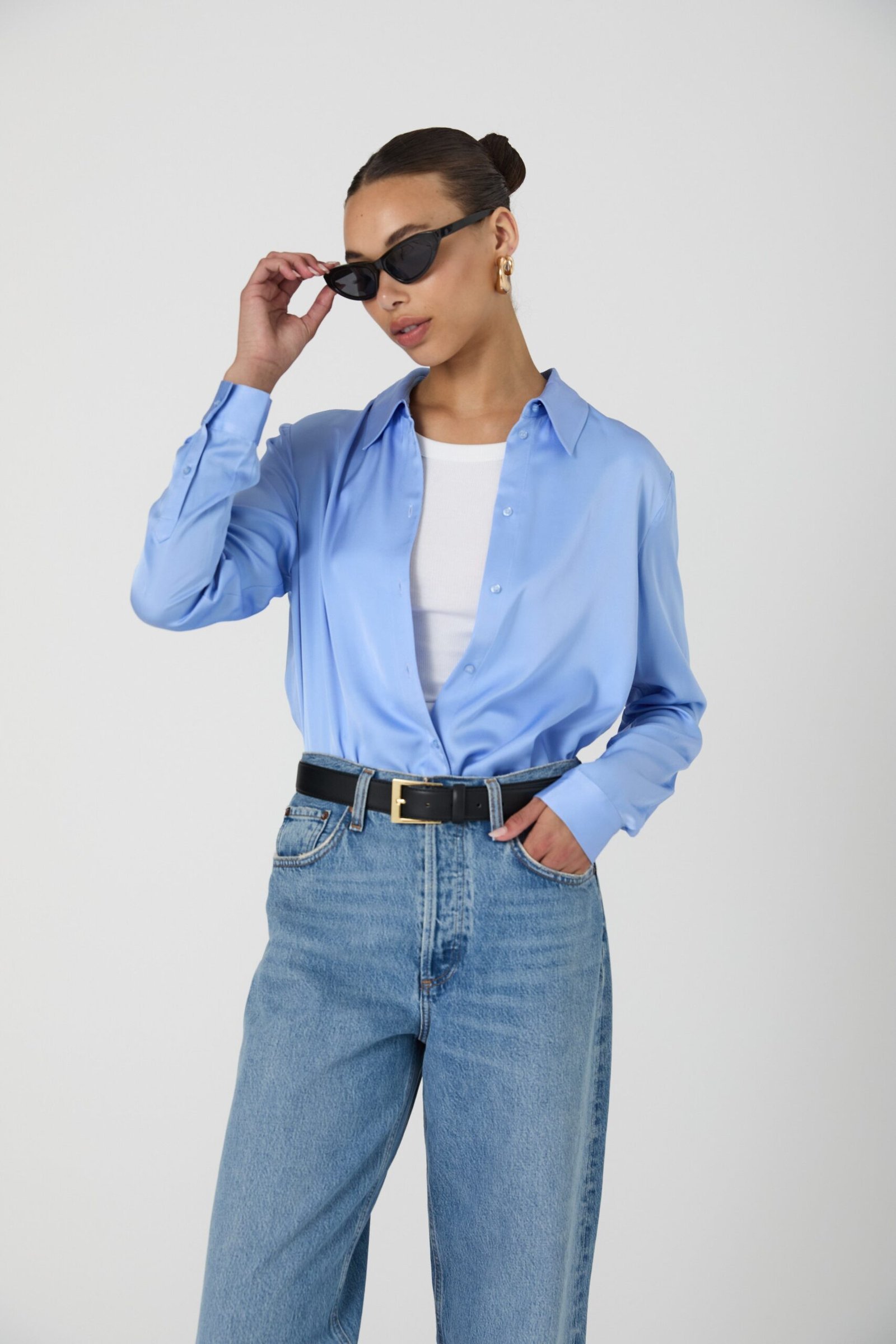 2024_7_FrenchConnection_Ecom_1505-scaled-1.jpg Ennis Satin Shirt - Image 1